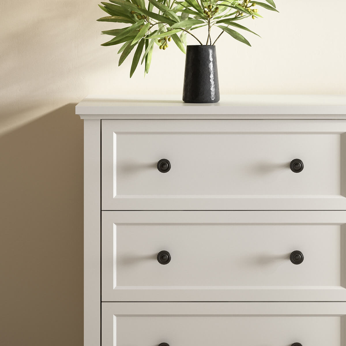 Mioa Modern Farmhouse 6-Drawer Dresser - Riumlore