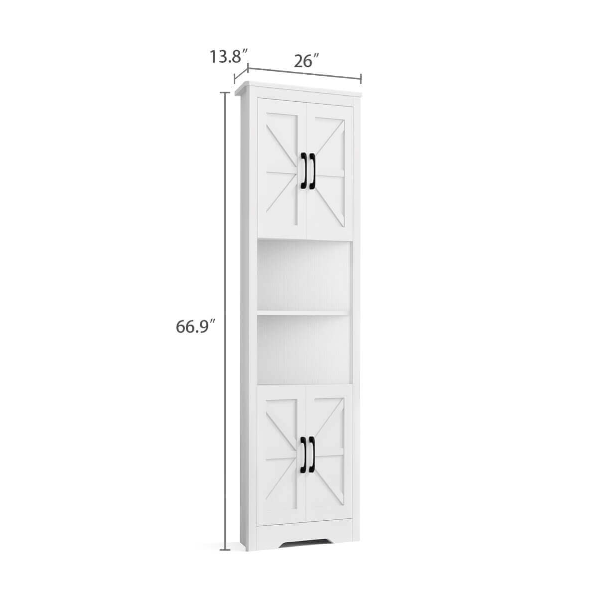 Xyla Modern Farmhouse Corner Cabinet - Riumlore