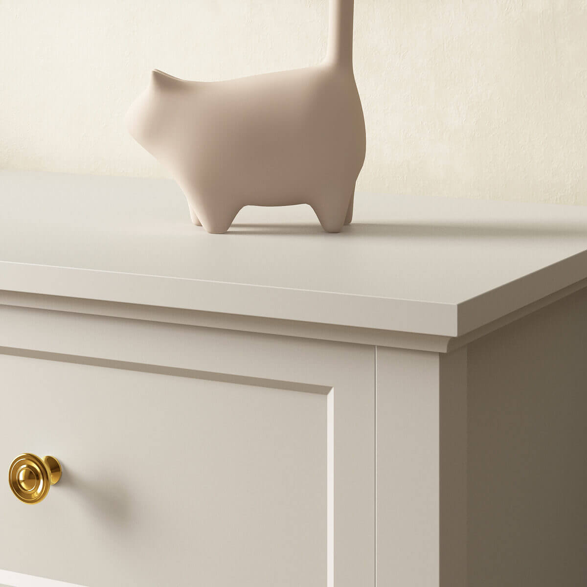 Mioa Modern White 7‑Drawer Dresser - Riumlore