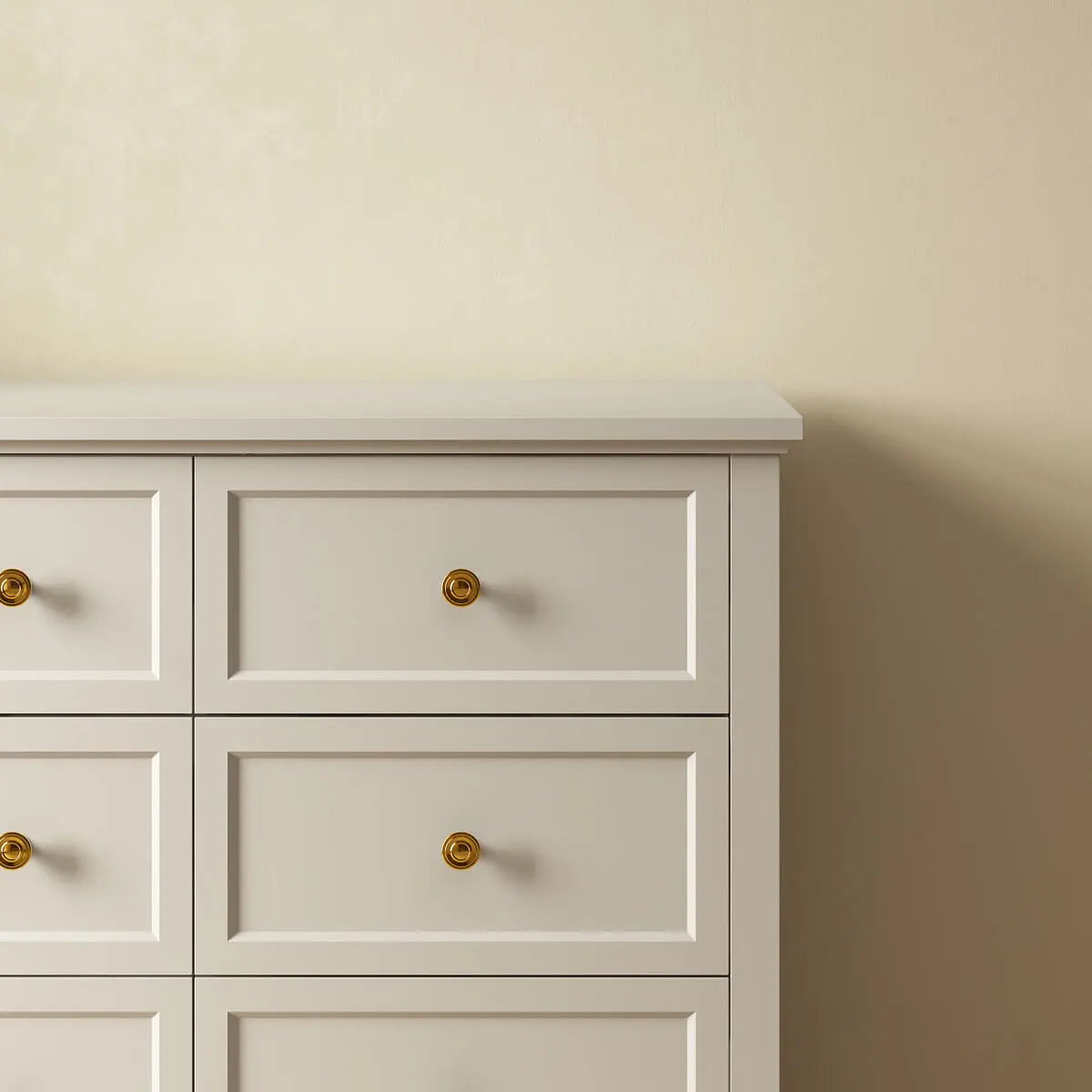 Mioa Modern White 9‑Drawer Dresser - Riumlore
