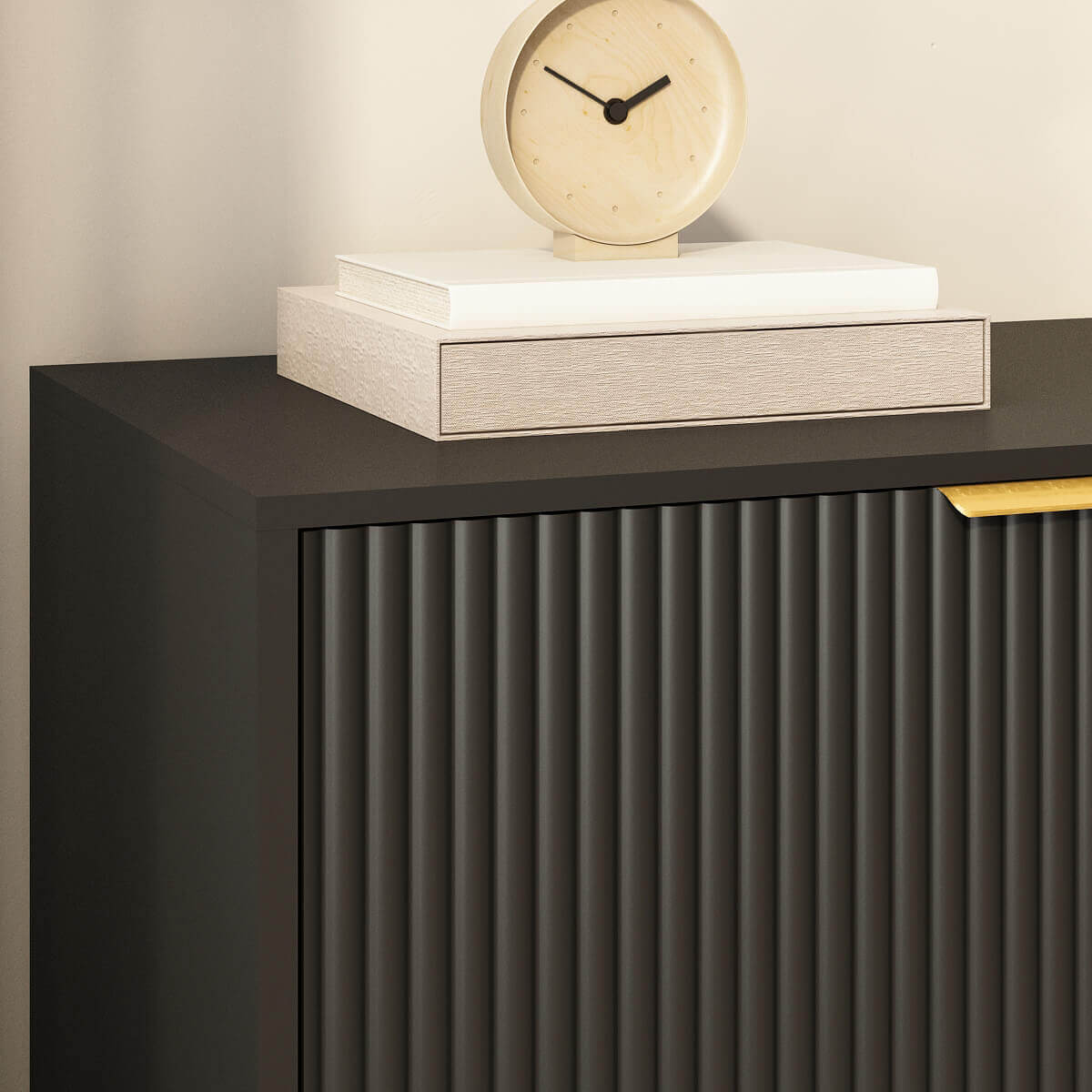 Luma Modern Fluted Sideboard Cabinet - Riumlore
