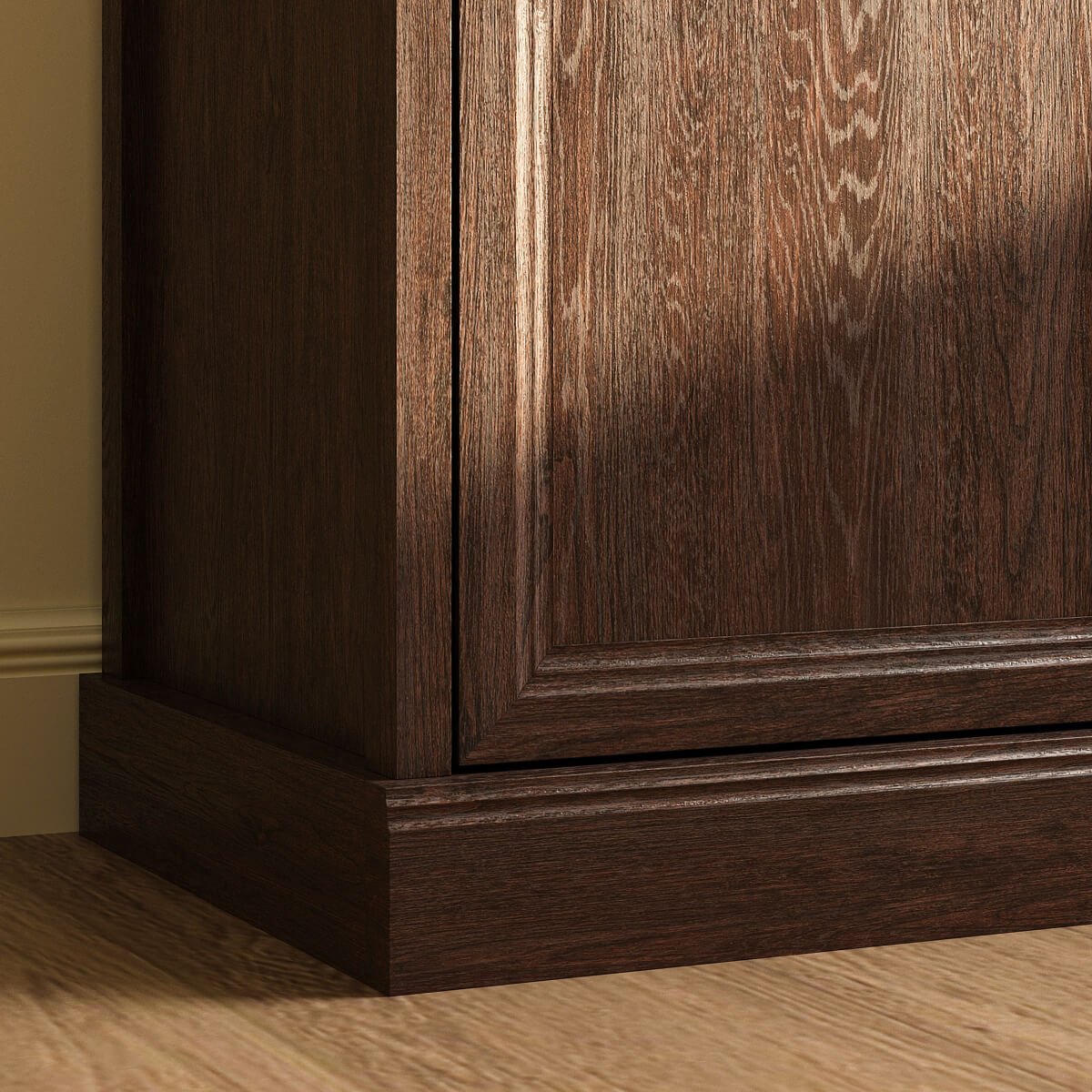 Rowen Rustic Solid Walnut Wood Storage Cabinet - Riumlore