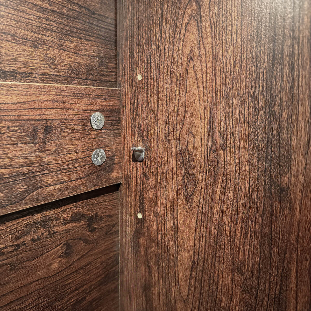 Rowen Rustic Solid Walnut Wood Storage Cabinet - Riumlore