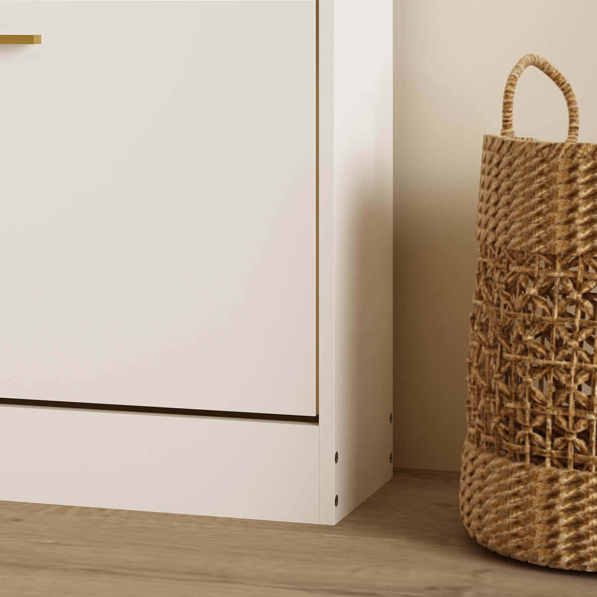 Ansel Minimalist 3-Tier Vertical Shoe Cabinet - Riumlore