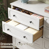 8-Drawer Dressers for Bedroom,55.1"Width Modern Chest of Drawer with Metal Handlesfor Living Room,Hallway,Entryway,White