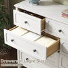 9-Drawer Dressers for Bedroom,55.1"Width Modern Chest of Drawer with Metal Handlesfor Living Room,Hallway,Entryway,White