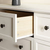 Mioa Modern Farmhouse 6-Drawer Dresser - Riumlore