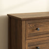 Mioa Rustic Farmhouse Wood Deep 6-Drawer Dresser - Riumlore