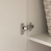Ansel Modern Tall White Storage Cabinet