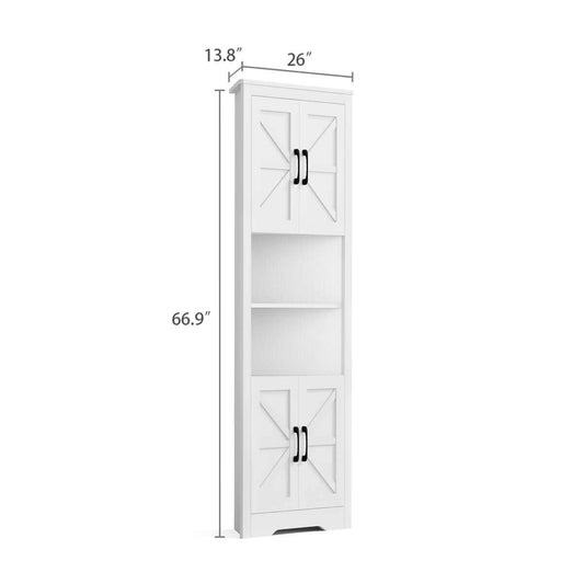 Xyla Modern Farmhouse Corner Cabinet - Riumlore