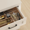 Xyla Farmhouse White Sideboard Buffet Cabinet Riumlore