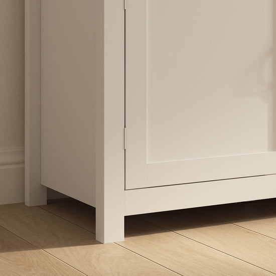 Xyla Modern White Sideboard Buffet Cabinet Details - Riumlore