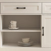 Xyla Modern White Sideboard Buffet Cabinet Details - Riumlore