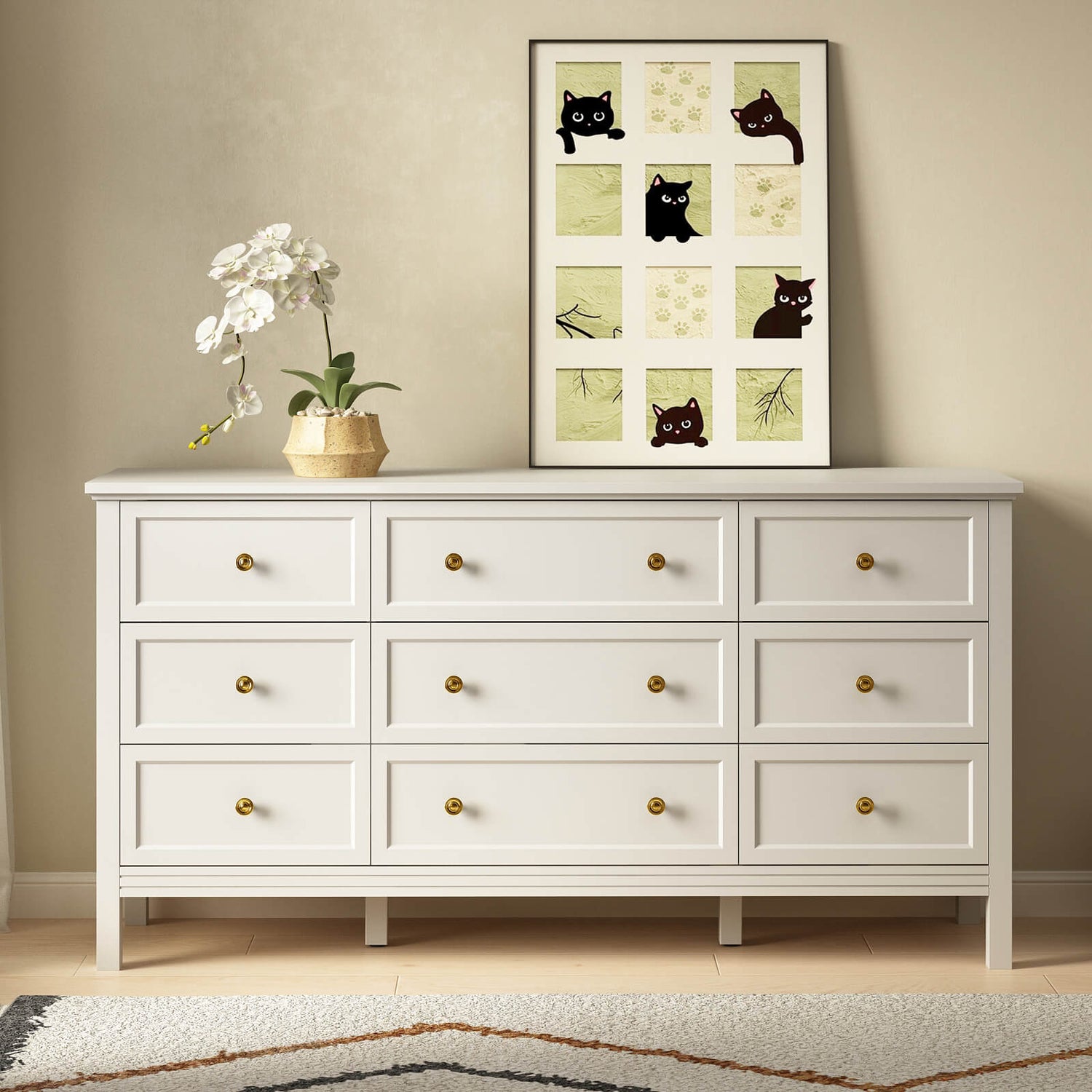 9-Drawer Dresser