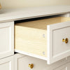 Mioa Modern White 9‑Drawer Dresser - Riumlore