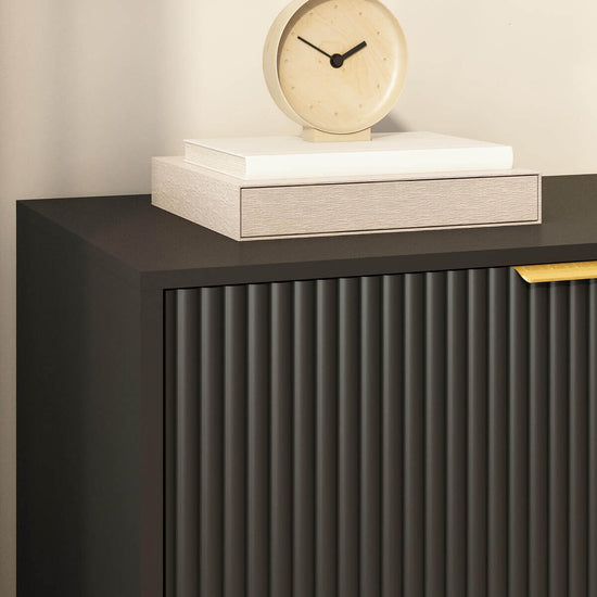 Luma Modern Fluted Sideboard Cabinet - Riumlore