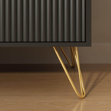 Luma Modern Fluted Sideboard Cabinet - Riumlore