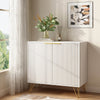 Luma Modern Fluted White Sideboard/TV Stand Cabinet