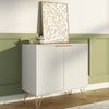 Luma Modern Fluted White Sideboard/TV Stand Cabinet