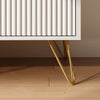 Luma Modern Fluted White Sideboard/TV Stand Cabinet