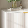 Luma Modern Fluted White Sideboard/TV Stand Cabinet