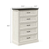 Maren Rustic 5-Drawer Dresser - Riumlore