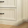 Maren Rustic Nightstand with 2-Drawer & Open Shelf - Riumlore