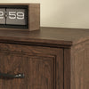 Rowen Rustic Solid Walnut Wood 7-Drawer Dresser - Riumlore