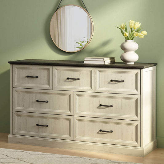 Maren Rustic 7-Drawer Dresser - Riumlore