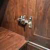 Rowen Rustic Solid Walnut Wood Storage Cabinet - Riumlore