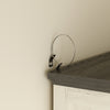 Maren Rustic Solid White Wood Storage Cabinet - Riumlore