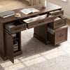 Rowen Farmhouse Large Storage Home Office Desk