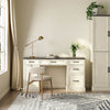 Maren Farmhouse Large Storage Home Office Desk with Drawers