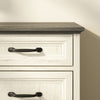 Maren Farmhouse Large Storage Home Office Desk with Drawers