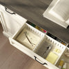 Maren Farmhouse Large Storage Home Office Desk with Drawers