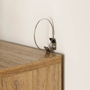 Thene Mid-Century-Modern Fluted Bookcase with Open Shelf - Riumlore