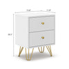Sana Modern 2-Drawer Nightstand - Riumlore