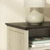 Maren Rustic Nightstand with 2-Drawer & Open Shelf - Riumlore