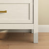 Dorien Modern Farmhouse White 6-Drawer Dresser - Riumlore
