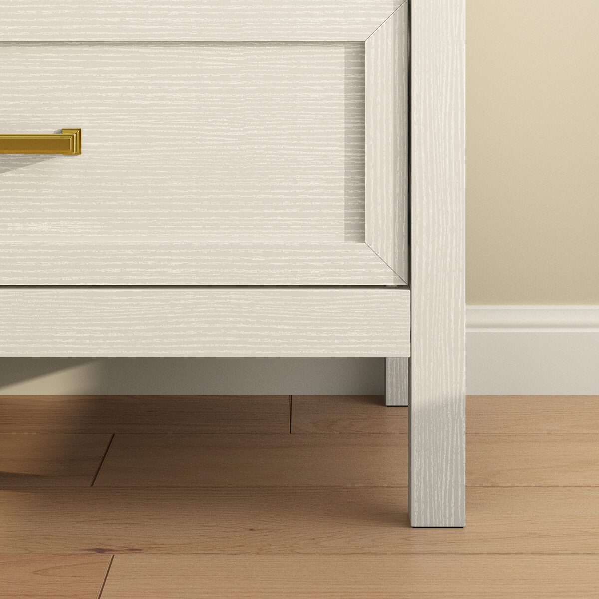 Dorien Modern Farmhouse White 6-Drawer Dresser - Riumlore