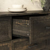 Dorien Rustic Farmhouse Black 9-Drawer Dresser - Riumlore