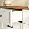 Dorien Rustic Farmhouse White 9-Drawer Dresser - Riumlore